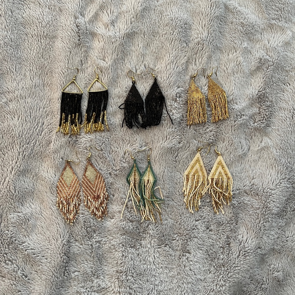 ✨ Bundle of INK + ALLOY Beaded Earrings